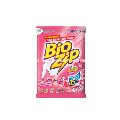 BIO ZIP DETERGENT POWDER 2.3KG PARFUM BOUQUET