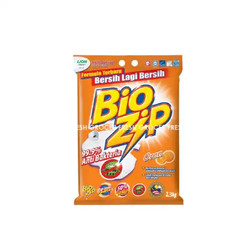 798fdd616fabfd3fbf6e4397e7488425.png BIO ZIP DETERGENT POWDER 2.3KG ORANGE
