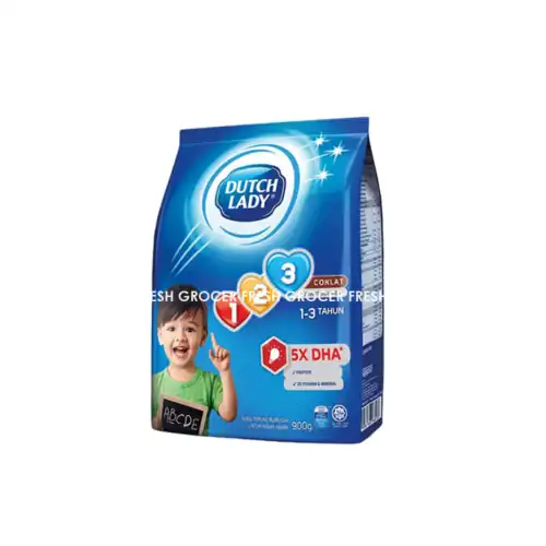 DUTCH LADY 123 CHOCOLATE MILK 850GM (ANEKA PERISA)