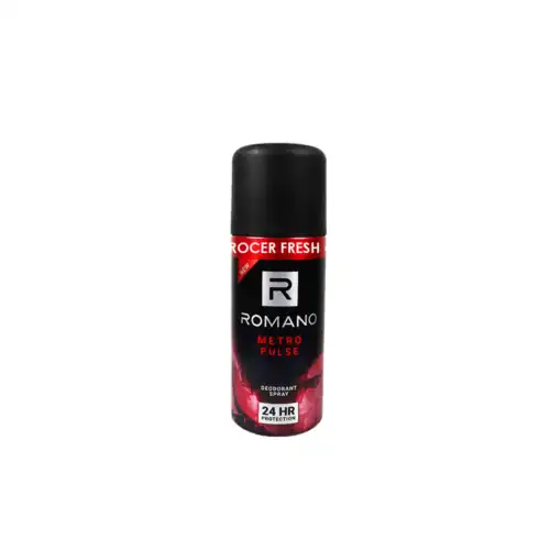 ROMANO DEODORANT SPRAY METRO PULSE 150GM