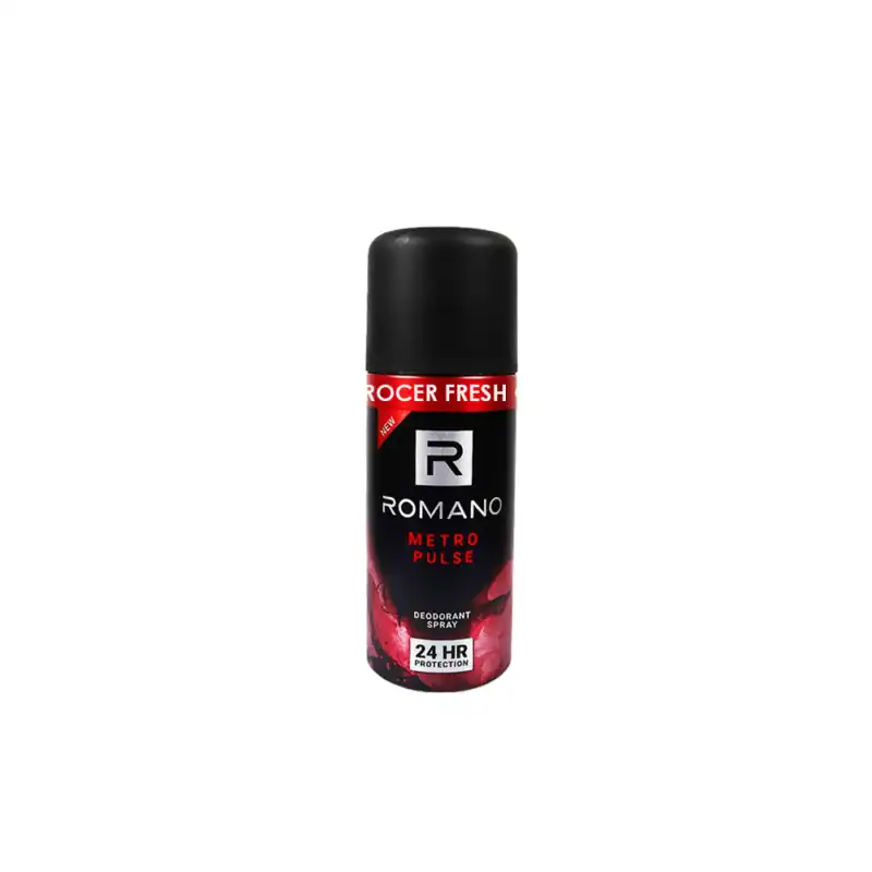 ROMANO DEODORANT SPRAY METRO PULSE 150GM