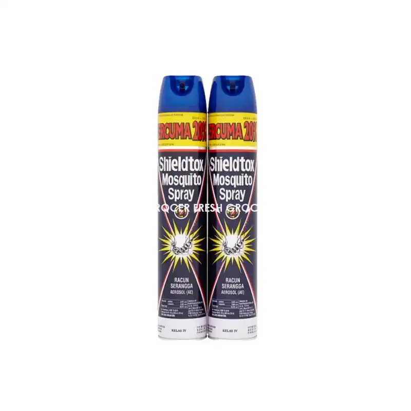 SHIELDTOX AEROSOLS MOSQUITO SPRAY TP FOC 20% 2'SX600ML