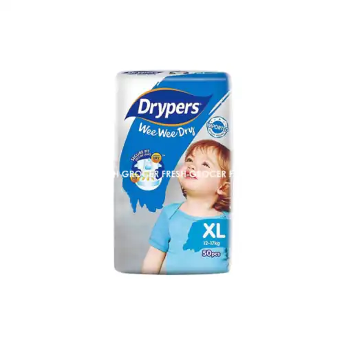 DRYPERS WEE WEE DRY XL-50'S (12-17KG)
