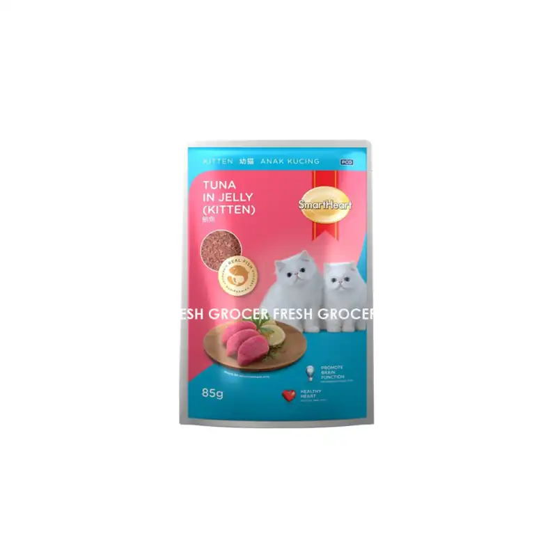 SMART HEART KITTEN POUCH TUNA IN JELLY 85GM