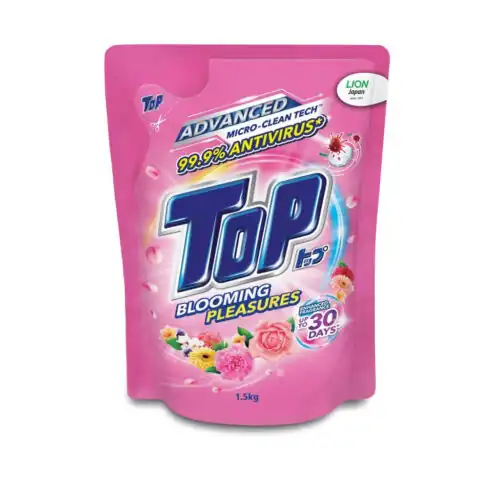 28430cfd590ee160636e8ce14b8c724f.jpeg TOP CON DETERGENT LIQUID BLOMING PLEASURES PINK 1.5KG REFILL