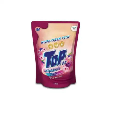 40d4bf3547ee1fadad1b5834263fce34.jpeg TOP CON DETERGENT LIQUID SILKY MIRACLE REFILL 1.5KG