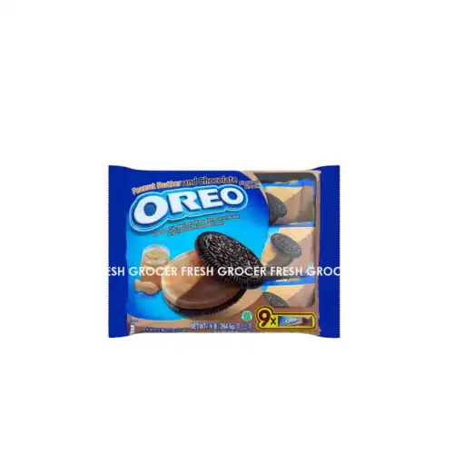 OREO PEANUT BUTTER & CHOCOLATE 9PCSX27.5GM