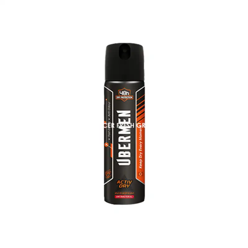 UBER MEN ANTIPERSPIRANT SPRAY 150ML ACTIV DRY