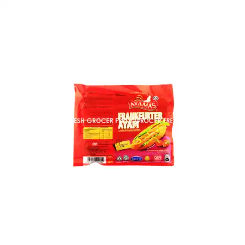 3ded976c06b6a960146f4900d101a4f8.png AYAMAS CHICKEN FRANKFURTERS 340GM