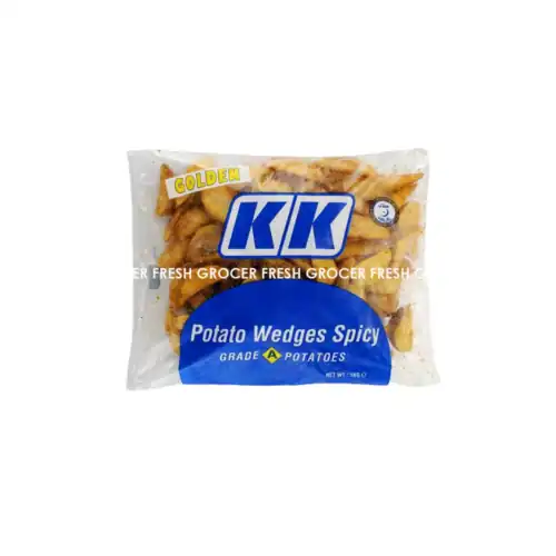 GOLDEN KK POTATO WEDGES SPICY GRADE A POTATOES 1KG