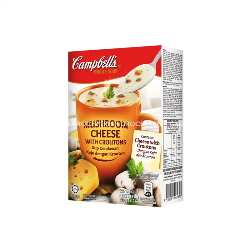 27e510570444083160c6fdb265e7592d.png CAMPBELL'S CREAM OF MUSHROOM CHEESE INSTANT SOUP 3S X 22GM