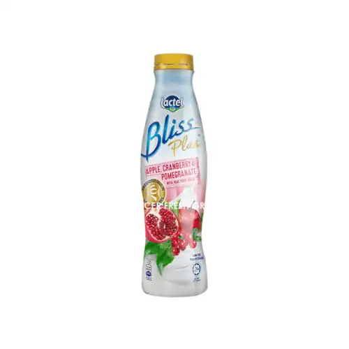 40628ed67e9f9e294c84b4dbffd54aa0.png BLISS PLUS YOGURT DRINK APPLE, CRANBERRY & POMEGRANATE 700GM