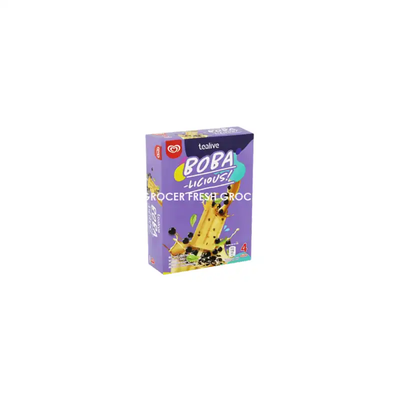 WALLS AD TEALIVE BOBA MILK TEA 4X65ML