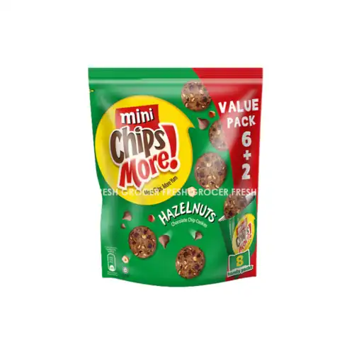 a4ec4c85a39bded5b06d10e12e3cd9a3.png CHIPSMORE MINI HAZELNUT CHOCO CHIPS 6+2PCS X 80GM