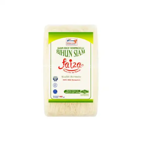 17141a8d1d393b47df6dd4a743d93afe.png FAIZA SIAM RICE VERMICELLI 400GM