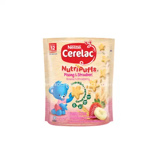 18dd9f3a41b3e1f16132d049710400f1.png CERELAC NUTRIPUFF BANANA & STRAWBERRY 50GM