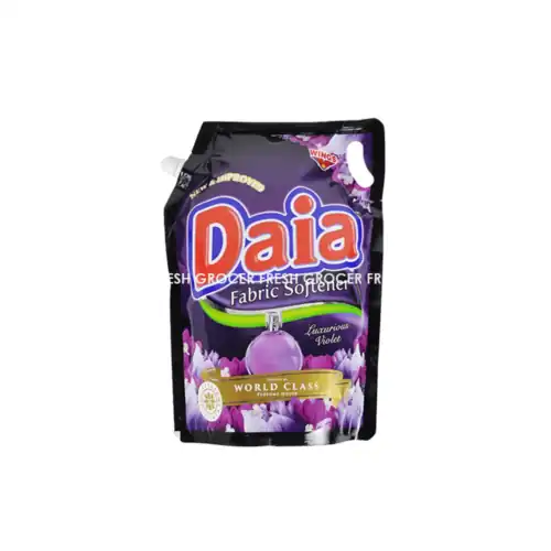 341013da72031fba97caac37b6866652.png DAIA FABRIC SOFTENER 1.6L REFILL LUXURIOUS VIOLET