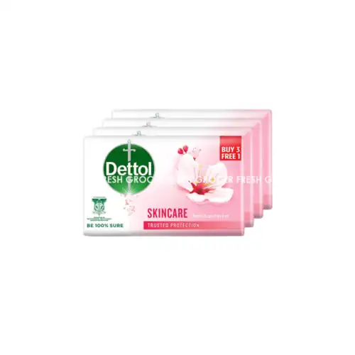 3a2d0e57a8f9abbd6db52f735cffc289.png DETTOL BODY SOAP SKINCARE 100GM BUY 3 FREE 1