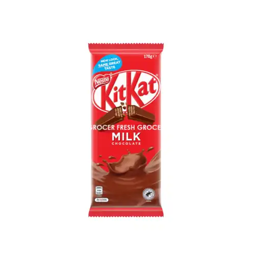 3ee8fa0265d73dd5fd8e5029ee2e6e4f.png KIT KAT MILK CHOCOLATE 170GM