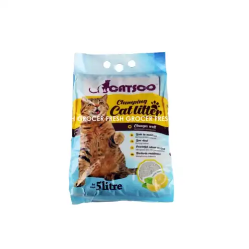 409ac5ec0103f2531ef6310558ee3985.png CATSCO CLUMPING CAT LITTER LEMON 5 LITER