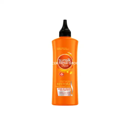 4c27f5d8e2484dcfd158ea165356876f.png SUNSILK DAMAGE RESTORE LEAVE ON CREAM 120ML