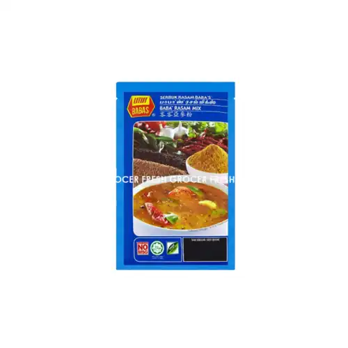 8122853e5c119ee1ec8d0609c0db05fd.png BABAS RASAM MIX 125GM