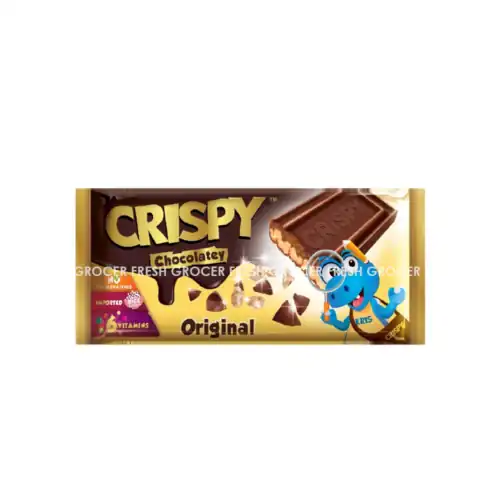 84532330db23857bc4cccd8924ed5a84.png CRISPY ORIGINAL CHOCOLATE BAR 130GM