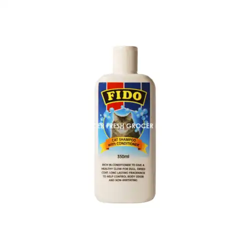 97abf4241b91baaf7d93c9c6aa5760a4.png FIDO CAT SHAMPOO 350ML