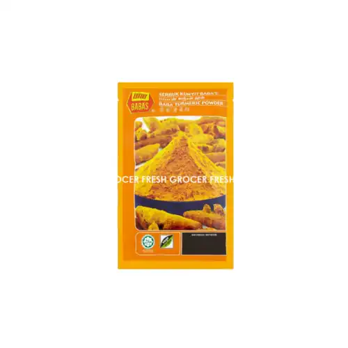 9877e62e220086565ab663e52a238372.png BABAS TURMERIC POWDER 125GM