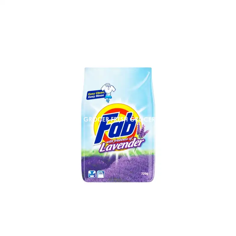 FAB DETERGENT POWDER LAVENDER 720GM