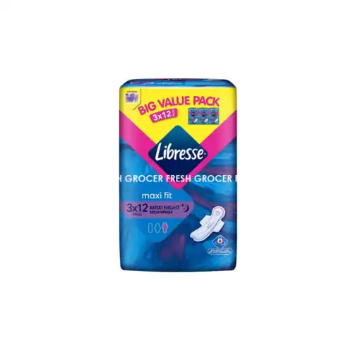 a6f453d506321c4983fcd0cf3dc7f7fa.png LIBRESSE MULTIPACK MAXI NIGHT WINGS 3X12'S 32CM