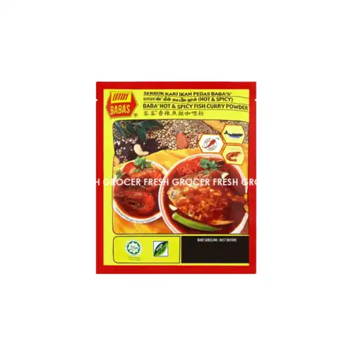 aa06f474eea8cc3cc87954983f850302.png BABAS HOT & SPICY FISH CURRY POWDER 125GM