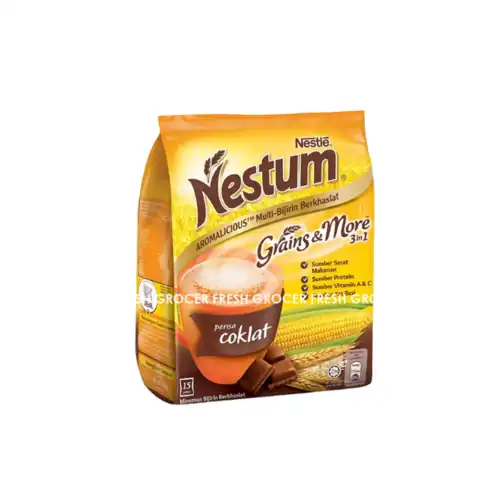 ae9d82693b0aff6cdda98e201068f91c.png NESTLE NESTUM GRAINS & MORE 3IN1 PERISA COKLAT (15X28GM) 420GM