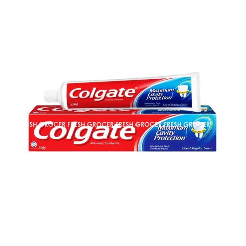ba4cfd6fca672bcb96cdda84e75dbece.png COLGATE TOOTHPASTE GREAT REGULAR FLAVOUR 250GM