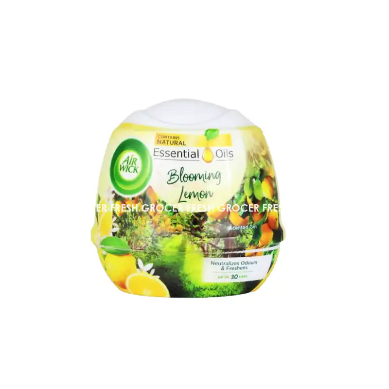 AIR WICK SCENTED GEL BLOOMING LEMON 180GM
