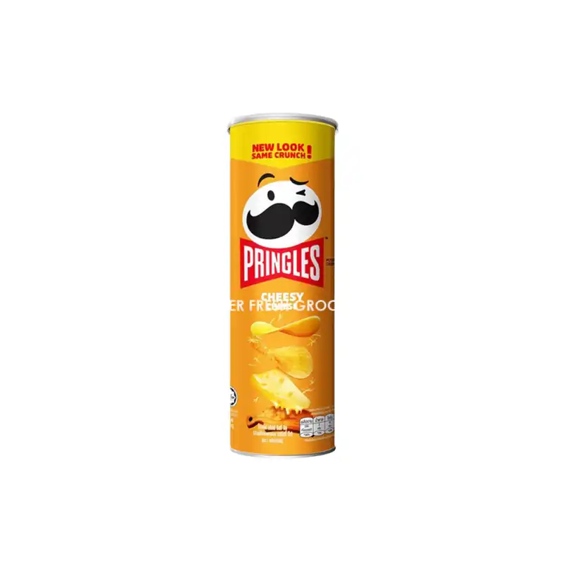 c260d0747782e524f4366606f73f6b35.png PRINGLES POTATO CRISPS CHEESY CHEESE 102GM
