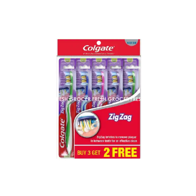 cbd8a896584875ce1fce3086437219e7.png COLGATE TOOTHBRUSH ZIG ZAG MEDIUM BUY 3 FREE 2