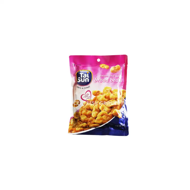 e106f29f18ea8d1b592674728d62ec92.png TAI SUN ONION & GARLIC BROAD BEANS 150GM