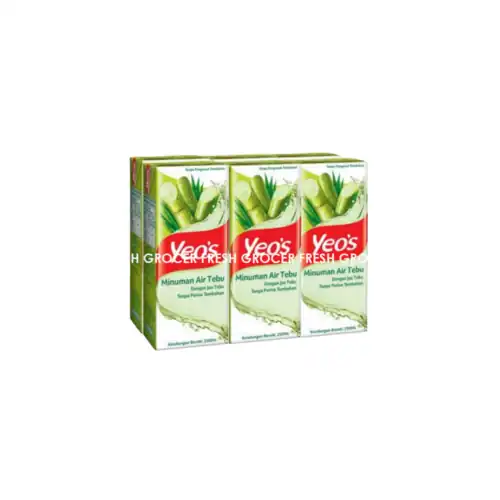 YEO'S SUGAR CANE 250MLX6