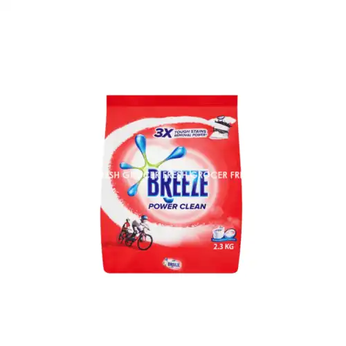 efdf4e131f2f1051ba556ac0ffe441bd.png BREEZE DETERGENT POWDER 2.1KG POWER CLEAN