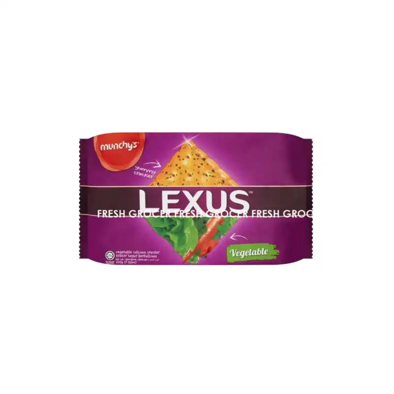 MUNCHYS LEXUS VEGETABLE  CRACKER 200GM(ANEKA PERISA)
