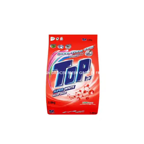 TOP POWDER DETERGENT SUPER WHITE RED 3.8KG