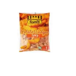 RAMLY POTATO WEDGES SPICY 1KG