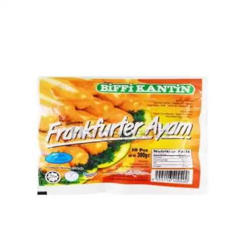 6a95e24d8f3786d01b88d1b2739344e4.jpeg BIFFI KANTIN CHICKEN FRANKFURTER 300G