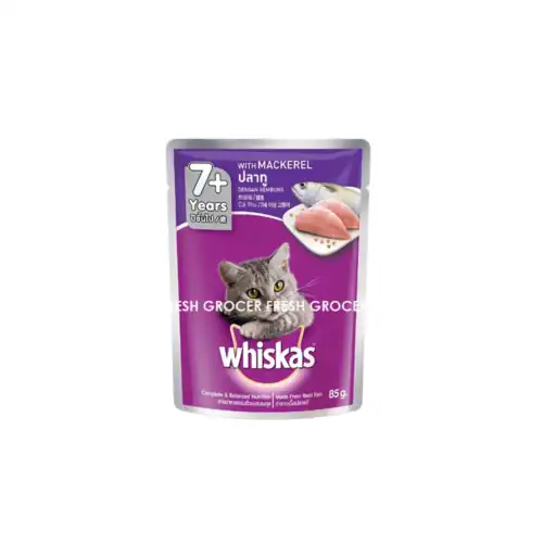 39192aaba3796dc084de63445041e0e7.png WHISKAS POUCH 7+MACKEREL 80GM